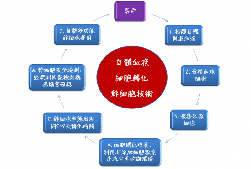 自體血液細胞 轉化 幹細胞技術